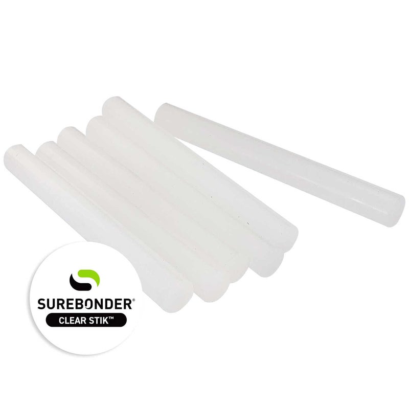 Surebonder Dual-Temperature, All Purpose Full-Size Hot Glue Sticks for Crafts/DIY - 0.43" x 4" - Approximately 225 Glue Sticks, 5 lb Box, Clear - Image 2